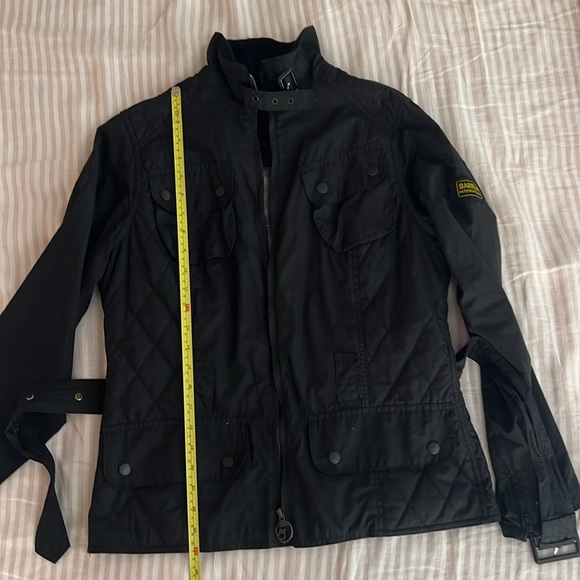 Barbour Waxed Biker Jacker Size 14 UK / 10 US - Picture 4 of 7